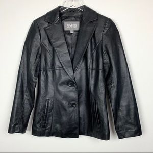 Vintage | Wilson Leather Genuine Black Jacket S